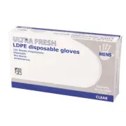 Ultra Fresh LDPE Disposable Gloves (Men) Box of 500