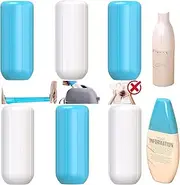 Leak Proofing Locks for Silicone Bottle Covers With Elastic-Sleeves - Travel Accessories for Luggage, Toiletries, Essentials for Women and Men