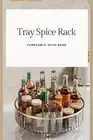 Rotating Spice Rack 360° Turntable for Kitchen, Pantry & Cosmetic Storage