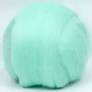 Merino Top (Dyed Aqua) 100g Wool Roving Spinning Fibre Needle Felting