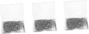 Operitacx 3 Boxes Hand Sewing Accessories Quilting Pins Flat Head Sewing Straight Pins Embroidery Supplies