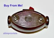 VINTAGE RODALE Bakelite INLINE ROCKER SWITCH Feed Thru ON/OFF Red TOGGLE NEW 720