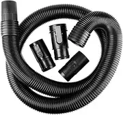 WORKSHOP Wet/Dry Vacs Vacuum Accessories WS25020A Wet/Dry Vacuum Hose, 2-1/2-Inch x 7-Feet Dual-Flex Locking Wet/Dry Vac Hose for Wet/Dry Shop Vacuums