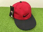 NEW Tiger Woods Nike Golf Red/Black Fitted Hat 7 1/2 Swoosh Early 2000s Era TW
