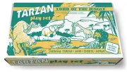 Marx Tarzan Lord of the Jungle Play Set Box