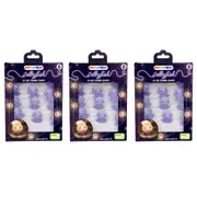3PK Art + Tech LED String Light Jellyfish Ocean Theme Decor Lighting 23.8x3.5cm