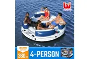Bestway Floating Pool Giant Island Party Raft Swim Platform Inflatable Tube 4 Persons 239cm