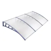 Patio DIY Window Door Awning Canopy Sun Shield - 1.5x3m