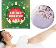 Bath Salt Ball | Lavender Spa Ball for Bath Tub - Organic Bath Salt Ball, Moisturizing Bubble Bath, Birthday for Kids, Boys, Girls