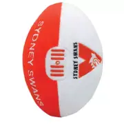 Sydney Swans Official AFL Plush Soft Baby Indoor Football Kids Infants 18cm