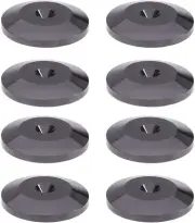 Bluecell Pack of 8 Black 24K Nickel Plated Speaker Spikes Pads Mats 5X25Mm Isola