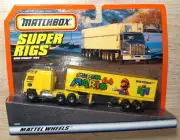 *FREE SHIP* Super Mario 64 Tractor Trailer 1997 Matchbox Super Rigs Nintendo