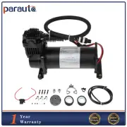 For Train Horns Air Horn Air Suspension Kit Black 1/4" NPT 12V Air Compressor