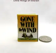 1:6 Scale GONE WITH THE WIND Miniature Playscale Readable Book