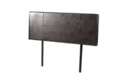 PU Leather Double Bed Headboard Bedhead - Brown