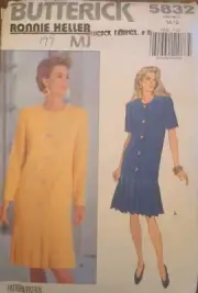 Butterick Ronnie Heller Pattern 5832 Sz 10-12 UC