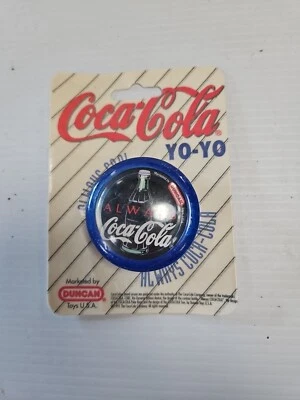 NOS Vintage 1994 Duncan Coca-Cola Blue YoYo Always Cool Yoyo Made in USA