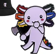 Animal Pins,Axolotl Pins for Bags - Axolotl Enamel Pin Accessories with Safety Backing, Clothes Shoes Decors for Women Girls Teens Ladies Puchen