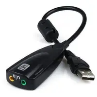 在飛比找蝦皮購物優惠-外接式 USB音效卡 虛擬7.1聲道 5HV2 桌上型電腦 
