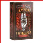 TAROT DEL A TAROT DECK 和指南靈感來自 GUILLERMO DEL TORO 新奇書初學者紙牌遊戲