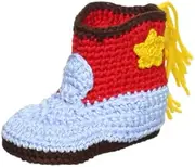 [Jefferies Socks] JEFRG Baby-Boys Newborn Cowboy Boot Bootie