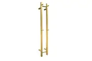 HOTWIRE Hotwire - Heated Towel Rail - Double Vertical Square Bar (W180mm x H1200mm) - Gold