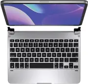 Brydge BRY4011-B QWERTY English Mobile Device Bluetooth Keyboard, Silver