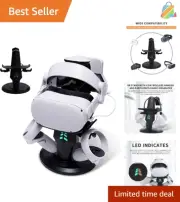 Elegant Charging Station for Oculus Quest 2 & VR Headsets - Includes Docking ...