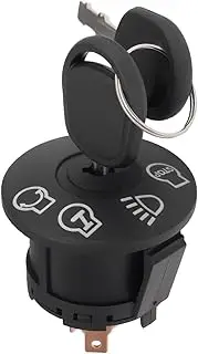 Create idea Lawn Mower Ignition Switch 4-Position 7-Terminals Starter Ignition Switch with Key Compatible with Cub Cadet Compatible with Husqvarna 532175566 175566 163968