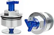 for Suzuki for V-Strom DL650 2004-2020 Motorcycle Front Shock Absorber Screw Fork Cover Cap Preload Adjusters Bolts Preload Fork Bolts(Blue)
