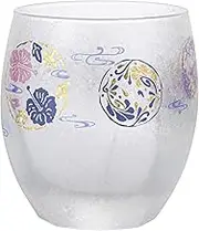 ADERIA 6850 Premium Nippon Taste, Ryukyu Round Crest, 11.6 fl oz (345 ml), Rock Glass, Made in Japan, Includes Gift Box, Father's Day, Mother's Day, Respect for The Elderly, Shochu, Awamori, Whiskey