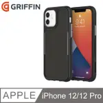 GRIFFIN SURVIVOR ENDURANCE IPHONE 12/12 PRO軍規抗菌霧透防摔殼(4.25米防摔)-黑色/霧透黑背蓋