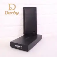 在飛比找momo購物網優惠-【Derby】真皮長夾 頭層牛皮 質感 父親節禮物 3003