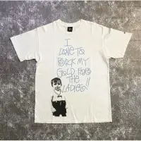 在飛比找蝦皮購物優惠-Kaos T 恤 STUSSY LOVE TO ROCK M