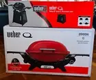 Barbecue Weber Q 2000N with Premium Cart Plus Bonus Cover