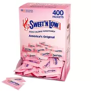 Sweetn Low Zero Calorie Sweetener Packets, 400 Ct, Kosher, Gluten Free, Low Glyc