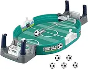 JUMPLAWN 1Set Interactive Table Football Game for Portable Tabletop Soccer Game for Family Fun Durable Material Player Board Game for All Ages Upgrade Version with Balls