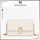 Women's Shoulder Bag Handbag White Purse Chain Strap Soft Faux Leather