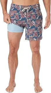 [Fair Harbor] The Bayberry Trunk –– Men's Swim Suits with Liner, 7-inch Inseam –– Anti-Chafe Classic fit Swim Trunks