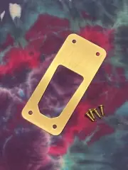 Jerry Garcia Brass Alligator Output Jack Plate Riser Stratocaster Grateful Dead