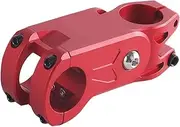 Adjustable Stem,12.5x5.2x4.4cm, Aluminum Alloy Handlebar Riser, Convenient Extender Handlebars, Customizable Stem for Mountain & Road Adjustment, Black/Red