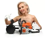 Portable Rock Crusher Sampling Pulverizer Powered by Chainsaw fit Stihl 170-250