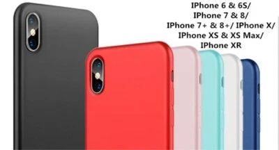 Soft Case for Apple iPhone 7,8,7 Plus,8 Plus Case&Tempered Glass Protector