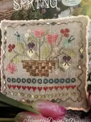Jeannette Douglas JUMP INTO SPRING Counted Cross Stitch Chart