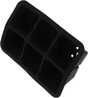 SUPVOX 6 Silicone Seedling Pot Plants Seeds Garden Propagator Tray Garden Germination Nursery Pots Micro Growing Trays Planting Tool Germination Kit Silicone Silica Gel Black