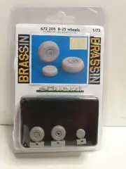 Eduard Brassin Accessories EDU672205 1:72 B-25 Wheels Airfix Kit