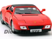 FERRARI 348 TS RED 1:18 DIECAST CAR MODEL BY BBURAGO 16006 NEW RELEASE 2015