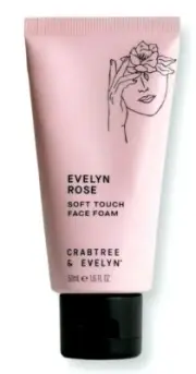 Crabtree & Evelyn Evelyn Rose Soft Touch Face Foam 1.6 Fl. oz