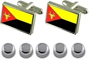 [Select Gifts] Shirt Dress Studs Anenii NOI City Moldova Flag Cufflinks