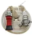 30m Fire Fighting Hose 30m x 38mm Lay Flat Canvas Cam-Lock Coupling C Storz